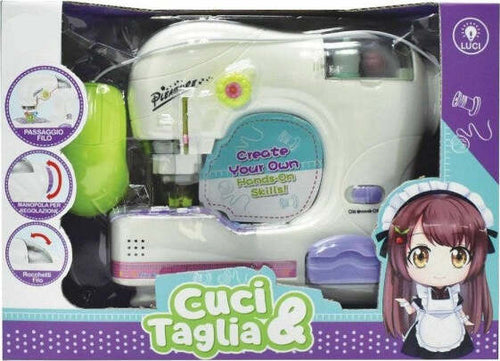 Cuci-E-Taglia-Macchina-Da-Cucire-Con-Luci-E-Suoni-Giocattolo-Gioco-Bambini