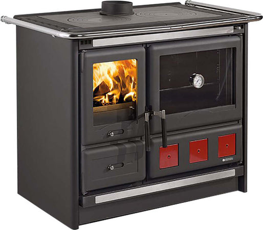 CUCINA-A-LEGNA-'ROSA-XXL-VST'-Antracite---petra-color-naturale-Nordica
