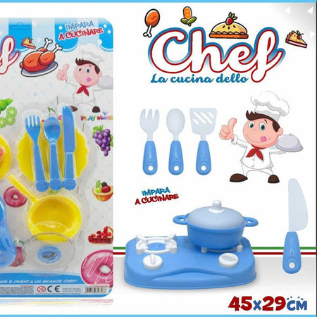 Cucina Dello Chef Cuoco Gioco Con Accessori Blister Bimbo Giochi Giocattolo Giochi e giocattoli/Giochi d'imitazione e accessori di travestimento/Cucina/Cibo Trade Shop italia - Napoli, Commerciovirtuoso.it