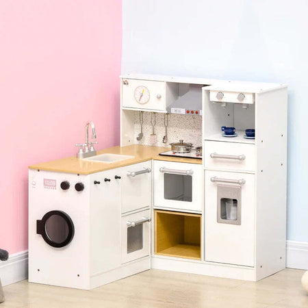Cucina-Giocattolo-2-Pezzi-per-Bambini-3-6-Anni-con-Utensili-da-Cucina,-Luci-ed-Effetti-Sonori,-in-MDF-e-PP-KJ6350-141V00WTKJ6