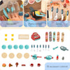 Cucina-Giocattolo-Per-Bambini-3-6-Anni,-Caffetteria-Ristorante-con-50-Accessori-Inclusi,-79.5-x-33-x-90.5cm-UJ8350-090UJ8