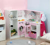 Cucina-Giocattolo-per-Bambini-3-6-Anni-con-Luci-e-Utensili-da-Cucina-Realistici,-in-MDF-e-PP,-84x93.5x85-cm-GH8350-142V01WTGH8