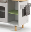 Cucina-Giocattolo-per-Bambini-3-6-Anni-con-Macchina-del-Ghiaccio-e-Utensili,-84x34x89-cm,-Bianco-e-Verde-TG7350-147V00WTTG7