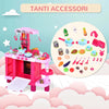Cucina-Giocattolo-per-Bambini-con-38-Accessori-Inclusi,-con-Luci-e-Suoni-Realistici,-78x29x87-cm,-Rosa-ED4350-047ED4