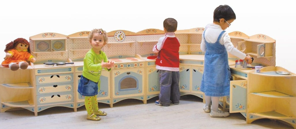 Cucina Gioco Componibile - Set Completo 9 Pz per Bambini Dida