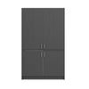 Cucina monoblocco Fold Evolution struttura e ante a libro antracite