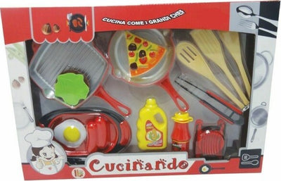 Cucinando-Cucina-Come-I-Grandi-Chef-Accessori-Vari-Giocattolo-Gioco-Bambina