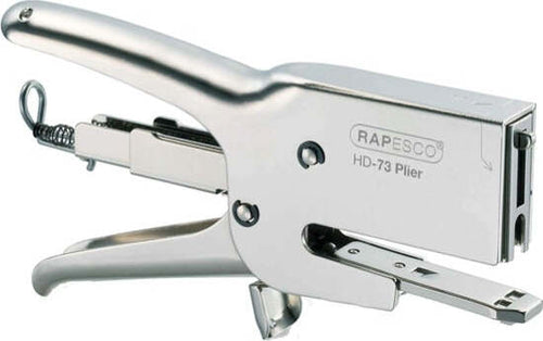 Cucitrice a pinza HD73 - alti spessori - argento chrome - Rapesco Cancelleria e prodotti per ufficio/Archivio ufficio e accessori per scrivania/Spillatrici e perforatrici/Spillatrici manuali Eurocartuccia - Pavullo, Commerciovirtuoso.it