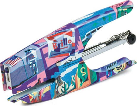 Cucitrice a pinza Pop Art - punti 6-4 - American Dream - acciaio cromato - Iternet Cancelleria e prodotti per ufficio/Archivio ufficio e accessori per scrivania/Spillatrici e perforatrici/Spillatrici elettriche e a batteria Eurocartuccia - Pavullo, Commerciovirtuoso.it