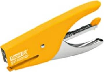 Cucitrice a pinza Rapid Supreme S51 Soft Grip - giallo - Rapid Cancelleria e prodotti per ufficio/Archivio ufficio e accessori per scrivania/Spillatrici e perforatrici/Spillatrici manuali Eurocartuccia - Pavullo, Commerciovirtuoso.it