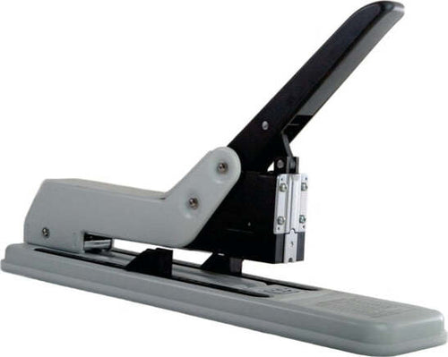 Cucitrice da tavolo Leone 130 - braccio lungo - capacitA' massima 180 fogli - grigio-nero - ArkE' Cancelleria e prodotti per ufficio/Archivio ufficio e accessori per scrivania/Spillatrici e perforatrici/Spillatrici elettriche e a batteria Eurocartuccia - Pavullo, Commerciovirtuoso.it