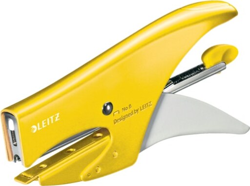 Cucitrice Wow a pinza 5547 - giallo - Leitz Cancelleria e prodotti per ufficio/Archivio ufficio e accessori per scrivania/Spillatrici e perforatrici/Spillatrici manuali Eurocartuccia - Pavullo, Commerciovirtuoso.it