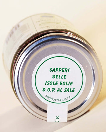 Cucunci Dop Sottosale Di Salina In 3 vasetti di Vetro Da 150g cadauno Azienda Agricola Dott. Lorenzo Mirabito