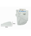 Cuffia Asciugamano Shampoo Bagno Doccia Asciuga Capelli Fiocchetto Bianco 79630