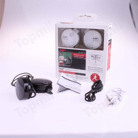 CUFFIA CUFFIE AURICOLARE WIRELESS WI FI SENZA FILI CON RADIO MP3 SPORT MH-8807Q  Trade Shop italia - Napoli, Commerciovirtuoso.it