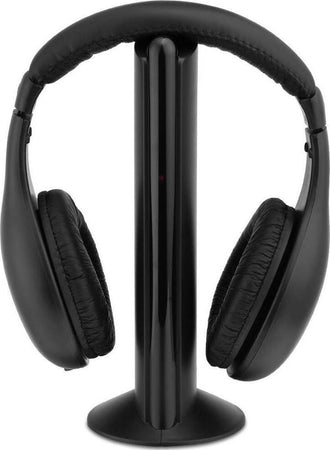 CUFFIA CUFFIE WIRELESS 5 IN 1 SENZA FILI WI-FI MICROFONO RADIO FM  Trade Shop italia - Napoli, Commerciovirtuoso.it