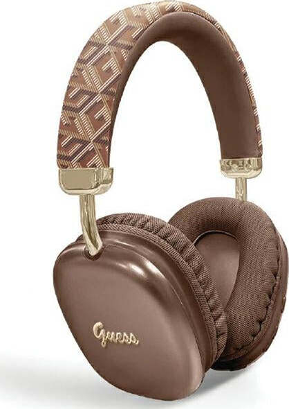 cuffia-guess-bluetooth-con-microfono-brown