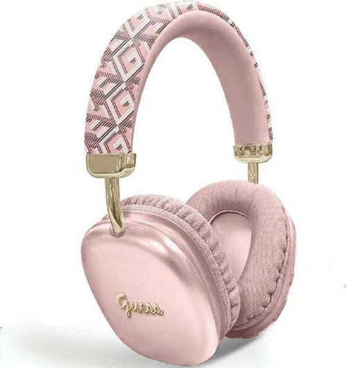 cuffia-guess-bluetooth-con-microfono-pink