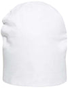 Cuffia Saco Bianco Cappellino Elasticizzato in Cotone