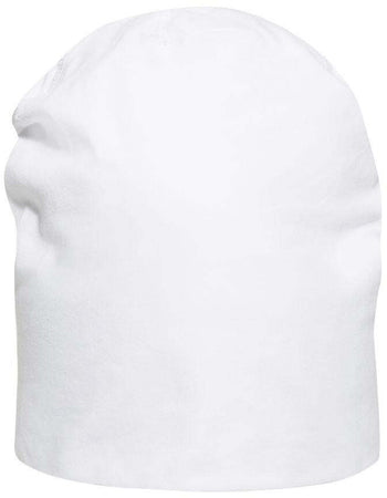 Cuffia Saco Bianco Cappellino Elasticizzato in Cotone