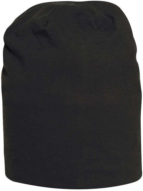 Cuffia Saco Nero Cappellino Elasticizzato in Cotone