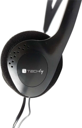 Cuffia-Stereo-con-Auricolari-Imbottiti-Techly