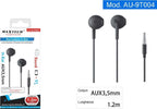 Cuffie Auricolari In-ear Connettore Aux 3,5mm Per Smartphone Suono 4d Au-9t004 Elettronica e telefonia > Telefonia Fissa e Mobile > Accessori Smartphone > Cuffie e Auricolari Trade Shop italia - Napoli, Commerciovirtuoso.it