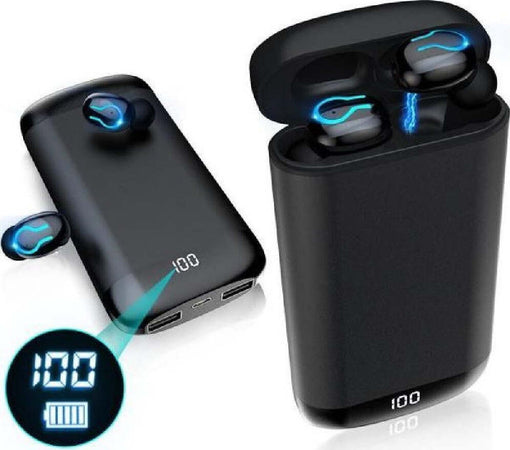 Cuffie Auricolari Power Bank Stereo Hi-fi Per Musica Wireless Q66 Tws Bluetooth Elettronica/Cuffie auricolari e accessori/Cuffie/Cuffie In-Ear Trade Shop italia - Napoli, Commerciovirtuoso.it