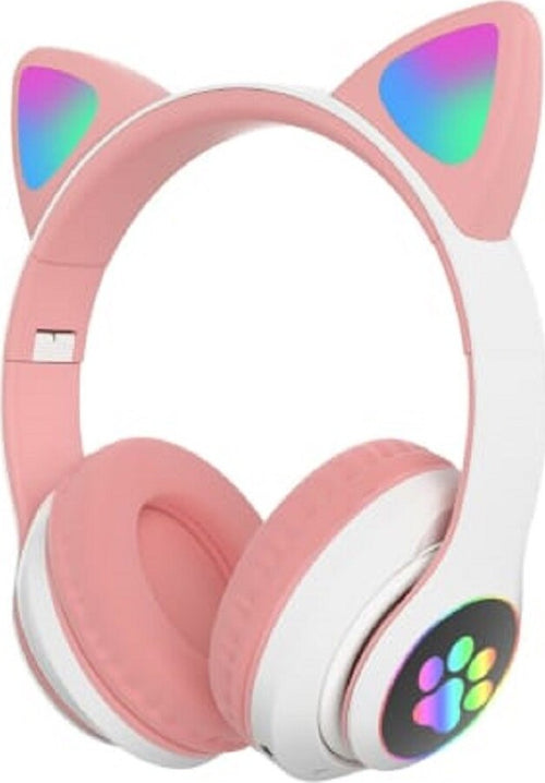 Cuffie Auricolari Q-em3 Wireless Bluetooth Filo Orecchio Di Gatto Led Microfono Elettronica/Cuffie auricolari e accessori/Cuffie/Cuffie Over-Ear Trade Shop italia - Napoli, Commerciovirtuoso.it