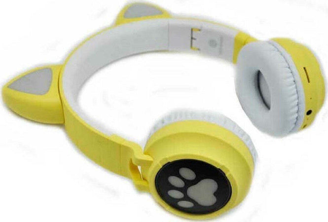 Cuffie Auricolari Q-em3 Wireless Bluetooth Filo Orecchio Di Gatto Led Microfono Elettronica/Cuffie auricolari e accessori/Cuffie/Cuffie Over-Ear Trade Shop italia - Napoli, Commerciovirtuoso.it