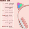 Cuffie Auricolari Q-em3 Wireless Bluetooth Filo Orecchio Di Gatto Led Microfono Elettronica/Cuffie auricolari e accessori/Cuffie/Cuffie Over-Ear Trade Shop italia - Napoli, Commerciovirtuoso.it