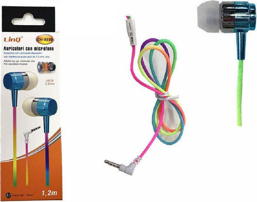 Cuffie Auricolari Smartphone Colorati Con Microfono Jack 3,5 Mm 1.2 Mt Ch-9508 Elettronica/Cuffie auricolari e accessori/Cuffie/Cuffie Over-Ear Trade Shop italia - Napoli, Commerciovirtuoso.it