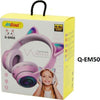 Cuffie Auricolari Wireless/cablate Orecchie Gatto Ricaricabili Bluetooth Q-em50 Elettronica/Cuffie auricolari e accessori/Cuffie/Cuffie Over-Ear Trade Shop italia - Napoli, Commerciovirtuoso.it