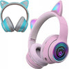 Cuffie-Auricolari-Wireless/cablate-Orecchie-Gatto-Ricaricabili-Bluetooth-Q-em50
