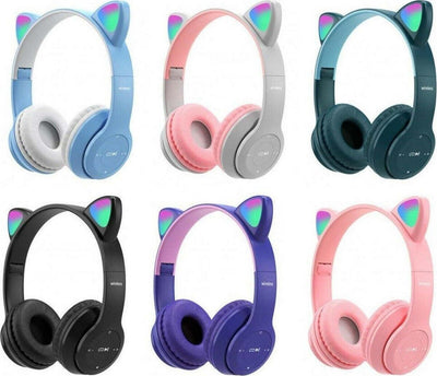 Cuffie Bluetooth Wireless Gaming Auricolare Led Orecchie Gatto Smartphone Q-em51 Elettronica/Cuffie auricolari e accessori/Cuffie/Cuffie Over-Ear Trade Shop italia - Napoli, Commerciovirtuoso.it