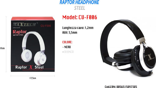 Cuffie Con Filo Microfono 3,5 Mm Pc Computer Mac Notebook Mp3 Portatili Maxtech Cu-f006 Cuffie e Auricolari Trade Shop italia - Napoli, Commerciovirtuoso.it