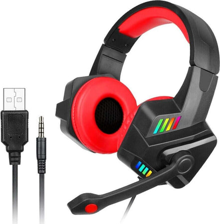 Cuffie Gaming Con Microfono Per Pc Ps4 Xbox Console Illuminazione Led Rgb Gm301 Videogiochi/PC/Accessori/Cuffie gaming Trade Shop italia - Napoli, Commerciovirtuoso.it