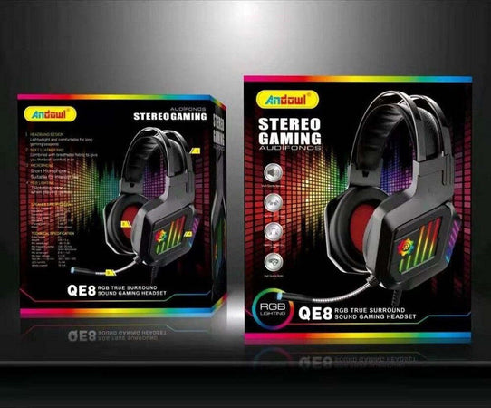 Cuffie Gaming Da Gioco Stereo Bass Con Microfono Luci A Led Rgb Per Ps4 Pc Qe8 Videogiochi/PlayStation 4/Accessori/Cuffie gaming Trade Shop italia - Napoli, Commerciovirtuoso.it