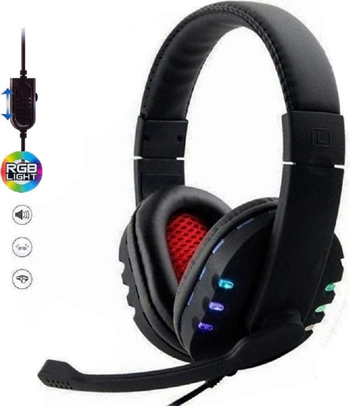 Cuffie Gioco Gaming Over-ear Stereo Porta Usb Luci Led Rgb Per Pc Ps3 Ps4 S-359 Videogiochi/PC/Accessori/Cuffie gaming Trade Shop italia - Napoli, Commerciovirtuoso.it