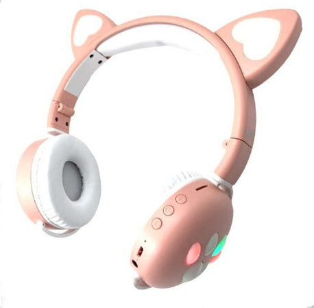 Cuffie Led Wireless Con Orecchie Da Gatto Con 7 Colori Di Luce Bluetooth Q-max60 Elettronica/Cuffie auricolari e accessori/Cuffie/Cuffie Over-Ear Trade Shop italia - Napoli, Commerciovirtuoso.it