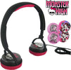 Cuffie-Monster-High-per-MP3-CD-AUDIO-con-Adesivi-Personalizzati-Jack-3,5mm