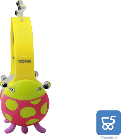 Cuffie per Bambini Monster Series 6-12 anni Jack 3,5mm 32Ω Limite Volume 90db