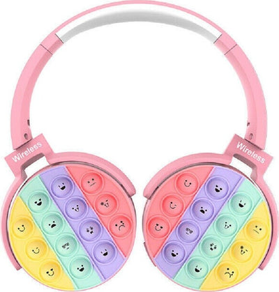 Cuffie Pop It Bambine Wireless Radio Bluetooth 5.0 Pieghevole Sd Usb Colore Rosa Elettronica e telefonia > Telefonia Fissa e Mobile > Accessori Smartphone > Cuffie e Auricolari Trade Shop italia - Napoli, Commerciovirtuoso.it