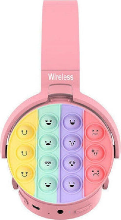 Cuffie Pop It Bambine Wireless Radio Bluetooth 5.0 Pieghevole Sd Usb Colore Rosa Elettronica e telefonia > Telefonia Fissa e Mobile > Accessori Smartphone > Cuffie e Auricolari Trade Shop italia - Napoli, Commerciovirtuoso.it