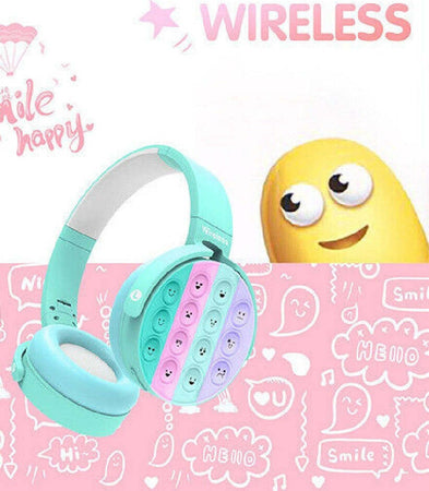 Cuffie Pop It Bambini Wireless Radio Bluetooth 5.0 Pieghevole Sd Usb Azzurro Elettronica e telefonia > Telefonia Fissa e Mobile > Accessori Smartphone > Cuffie e Auricolari Trade Shop italia - Napoli, Commerciovirtuoso.it