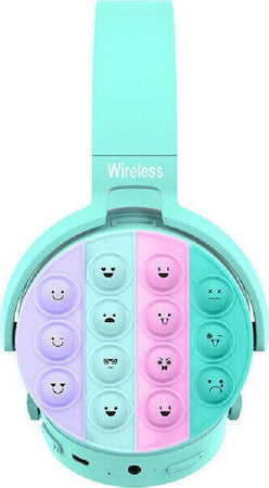 Cuffie Pop It Bambini Wireless Radio Bluetooth 5.0 Pieghevole Sd Usb Azzurro Elettronica e telefonia > Telefonia Fissa e Mobile > Accessori Smartphone > Cuffie e Auricolari Trade Shop italia - Napoli, Commerciovirtuoso.it
