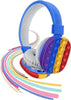 Cuffie Pop It Blu Bambini Wireless Radio Bluetooth Arcobaleno Pieghevole Sd Usb Elettronica e telefonia > Telefonia Fissa e Mobile > Accessori Smartphone > Cuffie e Auricolari Trade Shop italia - Napoli, Commerciovirtuoso.it
