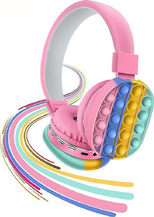 Cuffie Pop It Rosa Bambine Wireless Radio Bluetooth Arcobaleno Pieghevole Sd Usb Elettronica e telefonia > Telefonia Fissa e Mobile > Accessori Smartphone > Cuffie e Auricolari Trade Shop italia - Napoli, Commerciovirtuoso.it