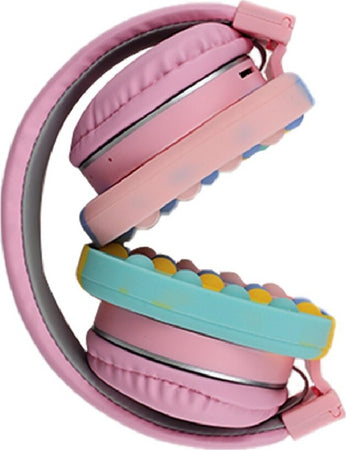 Cuffie Pop It Rosa Bambine Wireless Radio Bluetooth Arcobaleno Pieghevole Sd Usb Elettronica e telefonia > Telefonia Fissa e Mobile > Accessori Smartphone > Cuffie e Auricolari Trade Shop italia - Napoli, Commerciovirtuoso.it