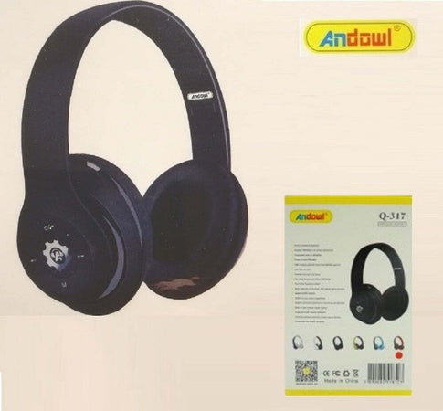 Cuffie Q-317 Senza Fili Stereo Wireless Ricaricabili Usb Bluetooth Pieghevoli Elettronica/Cuffie auricolari e accessori/Cuffie/Cuffie Over-Ear Trade Shop italia - Napoli, Commerciovirtuoso.it